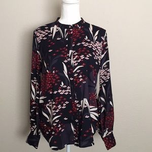 Ann Taylor Long Sleeve Blouse Size M